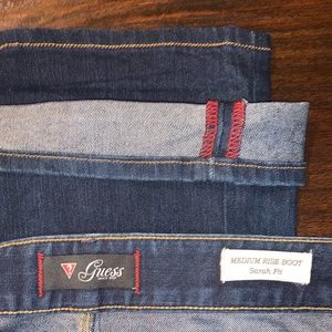 Guess Jeans Sara Fit Medium Rise Boot Cut.Size 31